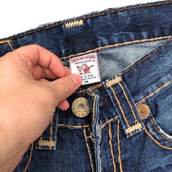 TRUE Religion Jeans Size 29 BILLY SUPER T Blue - Picture 5 of 7